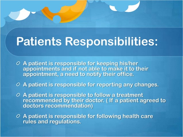 Patients Bill Of Rights