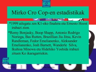 Mirko Cro Cop Filipovic | PPT