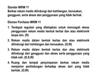 panduan akreditasai dan elemen MIRM.pptx