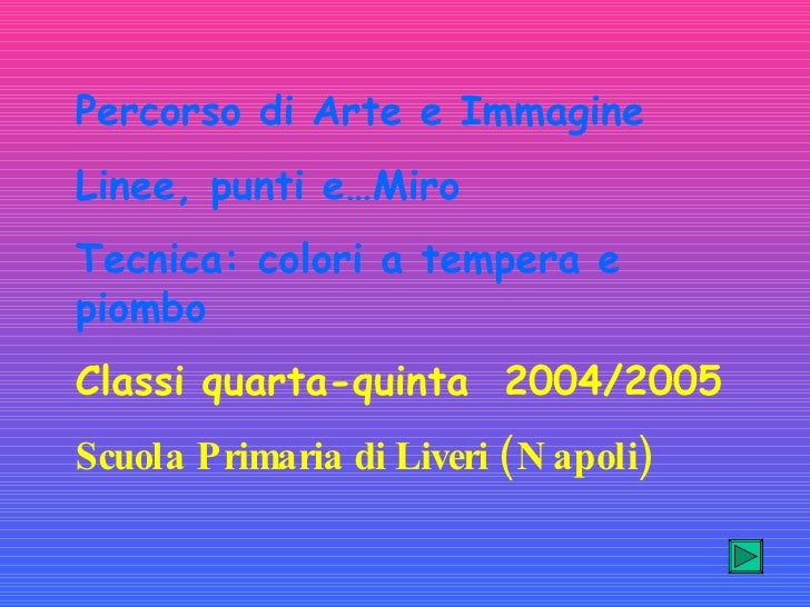 Joan Miro Linee Punti E