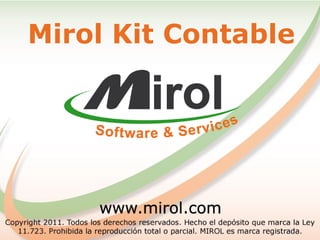 Mirol Kit Contable
 