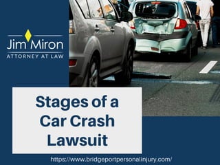 Stages of a
Car Crash
Lawsuit
https://www.bridgeportpersonalinjury.com/
 