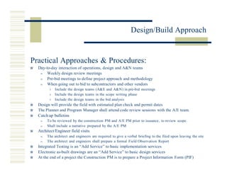 Miros Design Build Approach 3.20.02