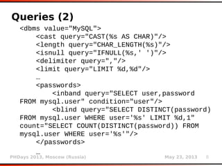Miroslav Stampar. Sqlmap — Under the Hood. | PDF