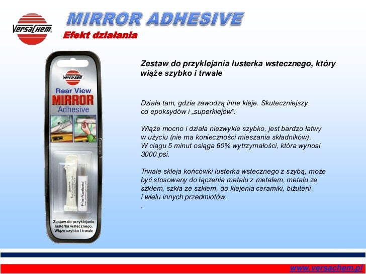 Klej do lusterka wstecznego Versachem Mirror Adhesive