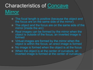 Mirror - Physics by: Rey San Andrew Rimando | PPT