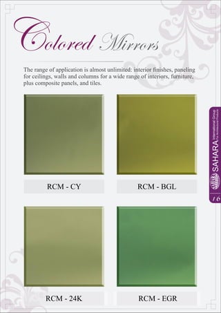 RCM - 24K RCM - EGR
RCM - CY RCM - BGL
 