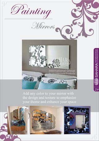 Sahara Glass Mirror Catalogue