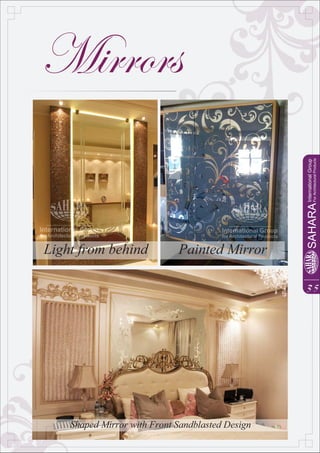 Sahara Glass Mirror Catalogue