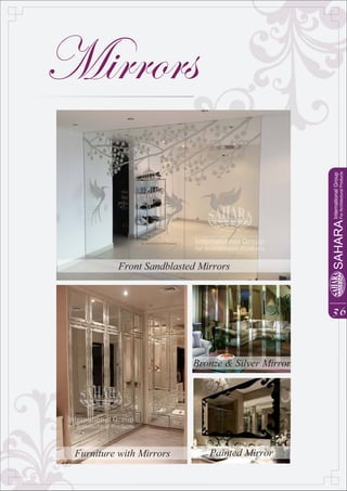 Sahara Glass Mirror Catalogue