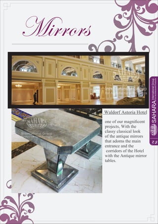 Sahara Glass Mirror Catalogue