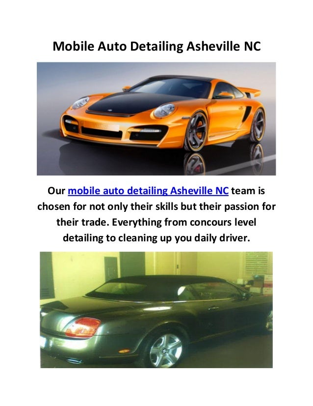 Mirror image mobile auto detailing in asheville, nc