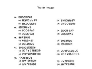 Water Images
 