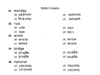 Water Images
 