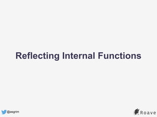 @asgrim
Reflecting Internal Functions
 
