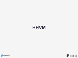 @asgrim
HHVM
 