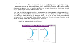 mirrorrs, concave convex. formula solution