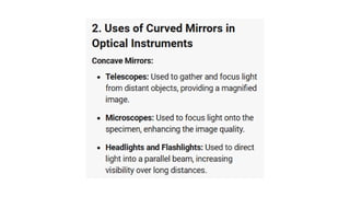 mirrorrs, concave convex. formula solution