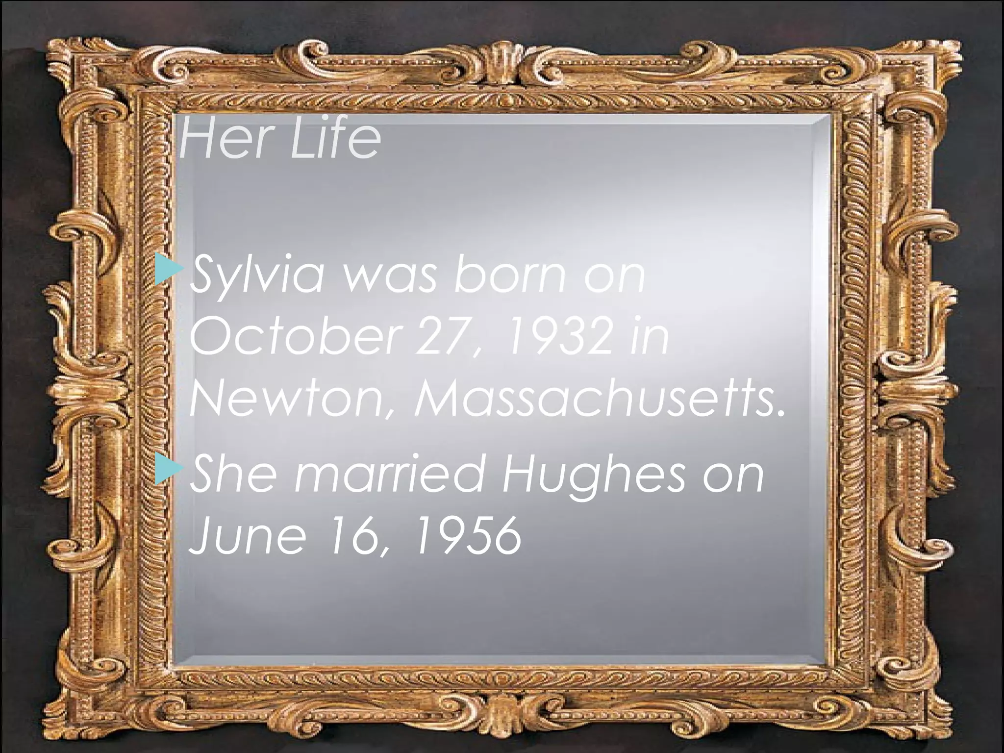 Mirror by sylvia plath | PPT