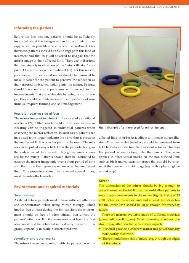 Mirror therapy practical protocol for stroke rehabilitation (2013)