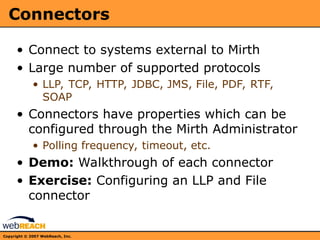 Mirth Httplistener Basico Mirth Training Introduction and System Migration | PPT