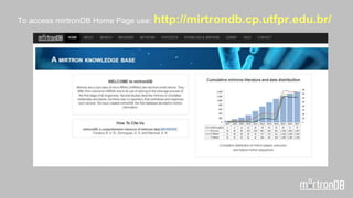 To access mirtronDB Home Page use: http://mirtrondb.cp.utfpr.edu.br/
 