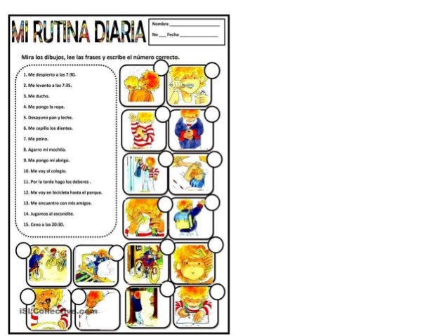 tu rutina diaria Este video te enseñará lo básico para hablar de tu rutina diaria en español -- daily routine in spanish daily routine in spanish ~ la rutina diaria. tu rutina diaria Este video te enseñará lo básico para hablar de tu rutina diaria en español -- daily routine in spanish daily routine in spanish ~ la rutina diaria.