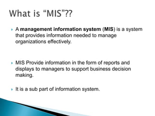 Classification of  IS