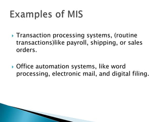 I =Information= Useful Data