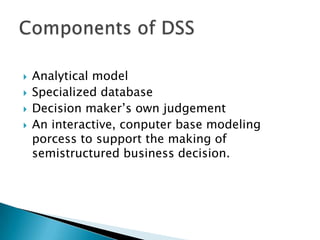 MIS Encourages Decentralization.