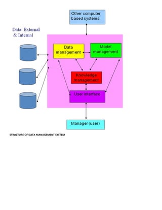 STRUCTURE OF DATA MANAGEMENT SYSTEM
 