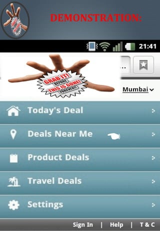 DEMONSTRATION:




        
 