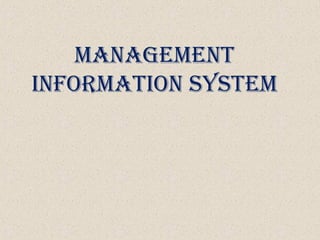 ManageMent
InforMatIon SySteM
 