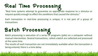 Transaction Processing System (TPS) | PDF