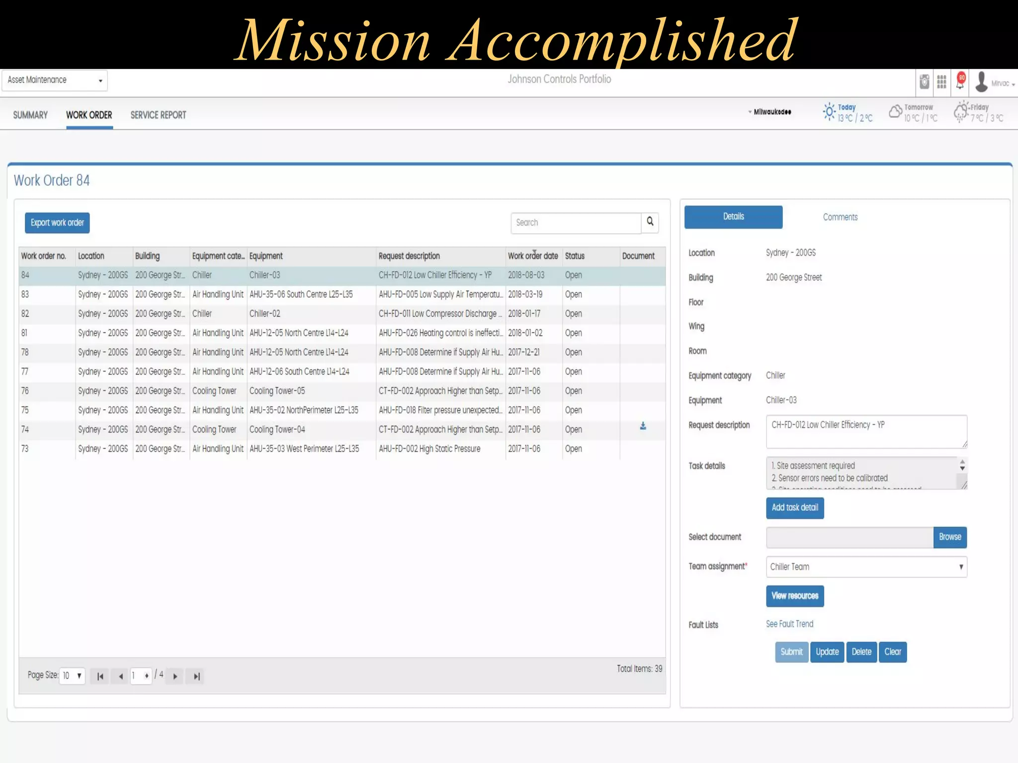 Mission Accomplished
 