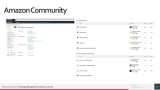 TREYresearch
42
Source:
Amazon.comMIS Course Project: Knowledge Management at Amazon.com Inc.
AmazonCommunity
 