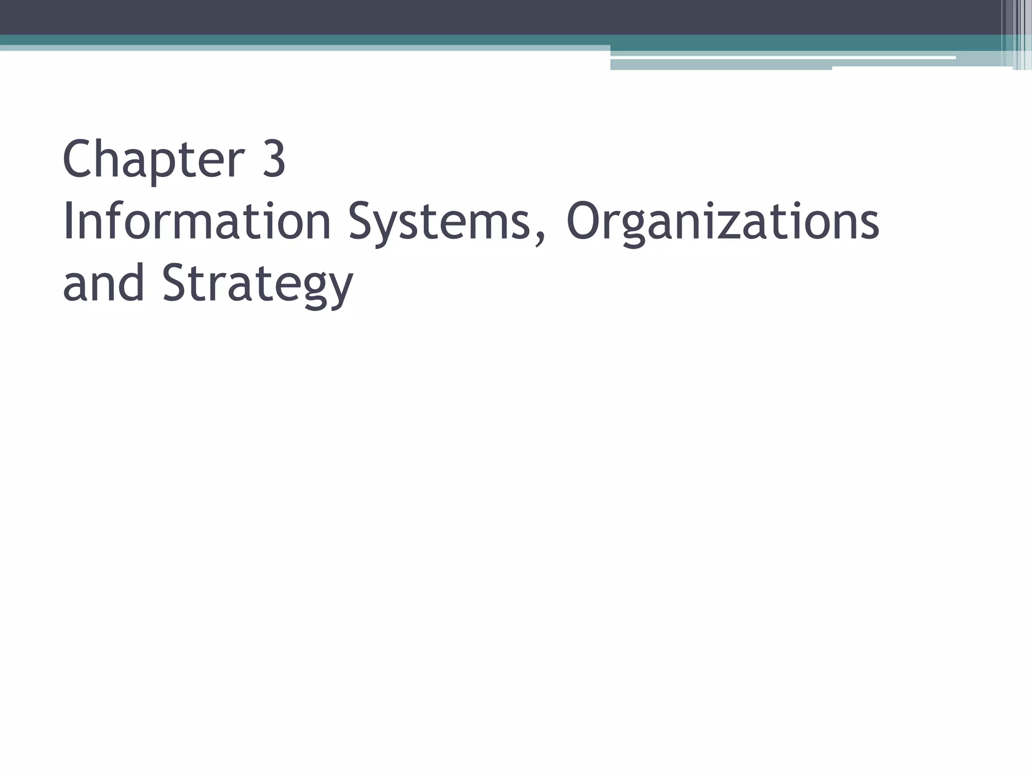 Management Information Systems - Chapter 3 | PPTX
