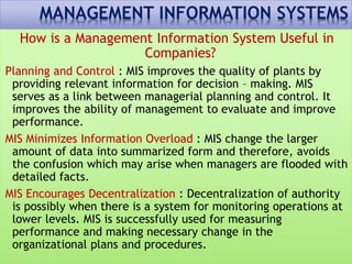 PURPOSE OF MIS:-
The purpose of MIS is reporting and is to provide the necessary
information to the managers and superviso...