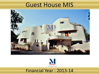 Guest House MIS
Financial Year : 2013-14
 