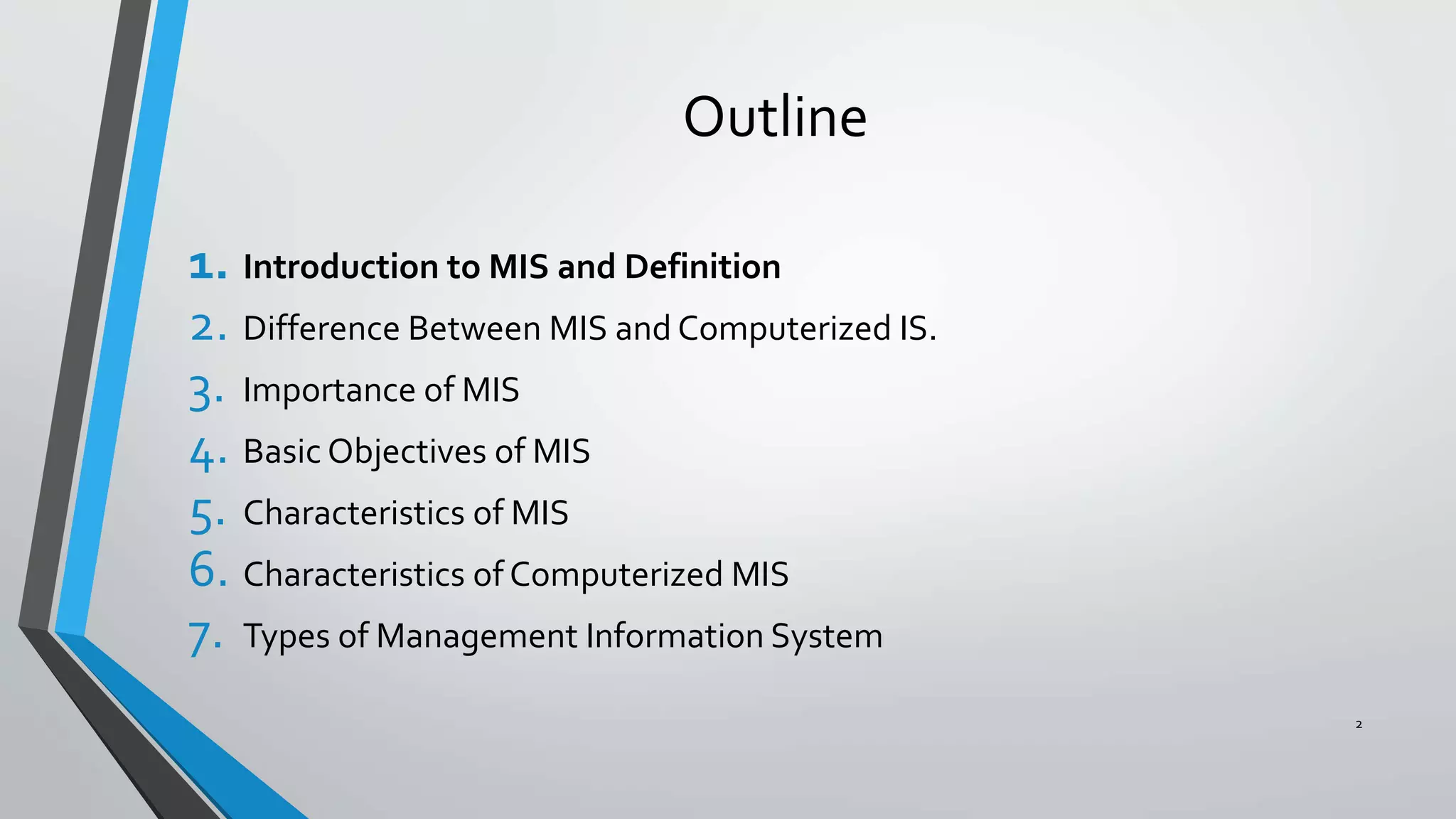 Management information System and its types | PPTX