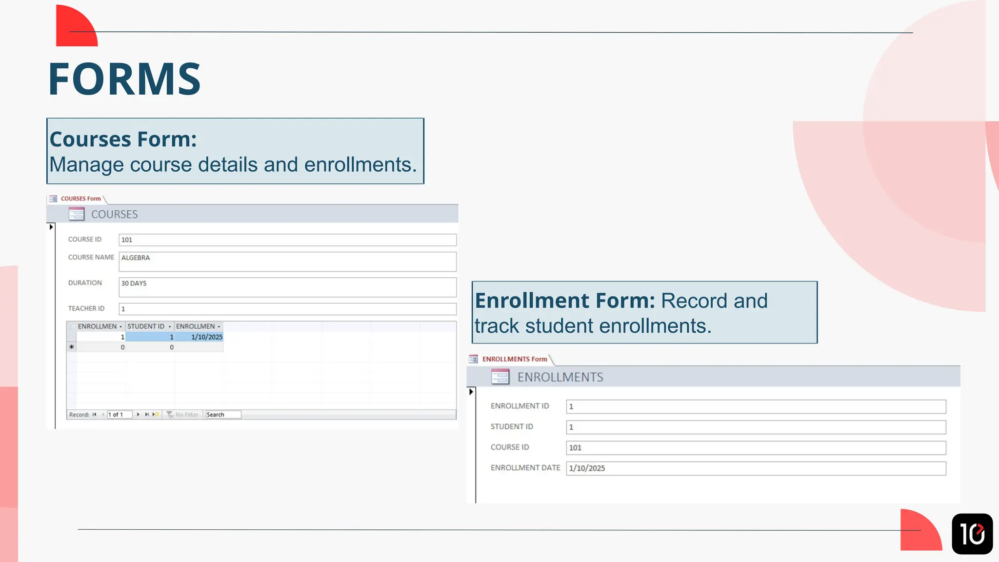 Data Base Management System Of 10 Minute School Pptx