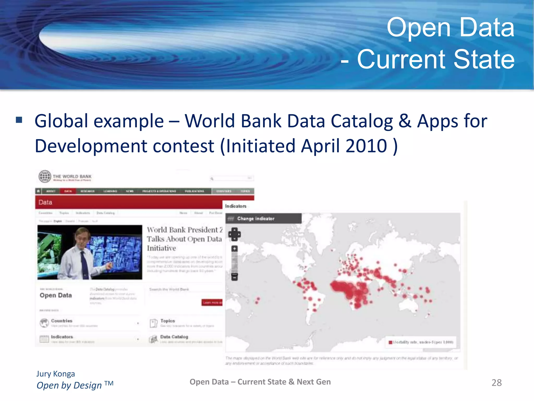 Open Government Elements- Focus on Citizens15What needs to improve to benefit citizens … Open Data – Current State & Next Gen
