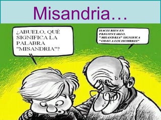 Misandria…
 