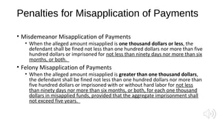 Misapplication of Payments by Contractors in Louisiana | PPT