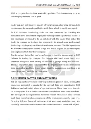 KSB INTERNSHIP PROJECT | PDF