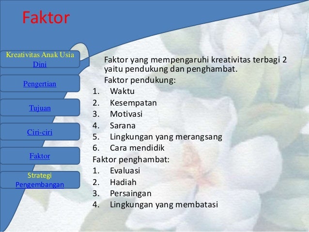 Kreativitas Anak Usia Dini Kreativitas Anak Usia Dini