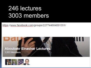246 lectures
3003 members
ABOUBAKR ELNASHAR
 