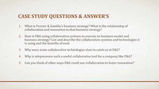 Mis case study - Procter & Gamble | PPTX