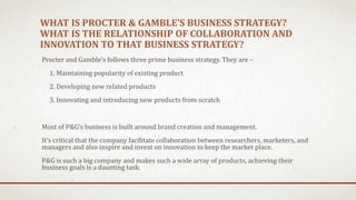 Mis case study - Procter & Gamble | PPTX