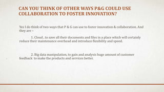 Mis case study - Procter & Gamble | PPTX